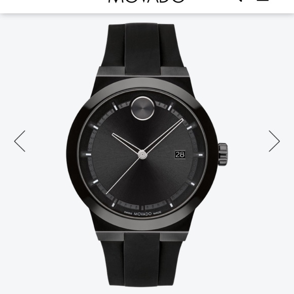 Mens Movado Bold Fusion NWOT triple black - Picture 2 of 6